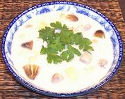 Bowl of Coconut Potato Soup