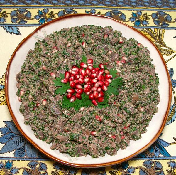 Dish of Giblet Appetizer Salad