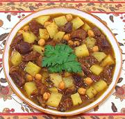 Dish of Lamb Soup with Potatoes