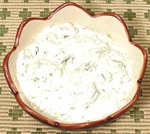 Small Bowl of Cucumber Sauce