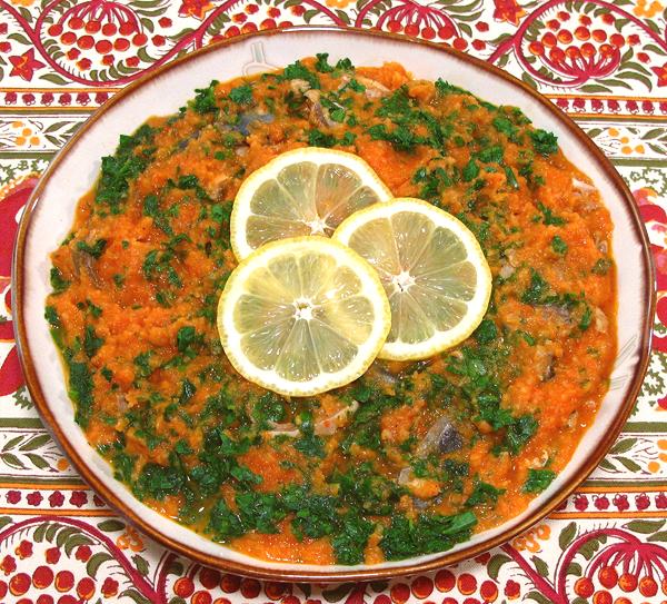 Bowl of Mackerel with Lemon Sauce