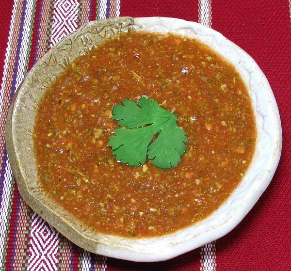 Small Bowl of Salsa de Guajes & Tomate