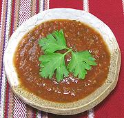 Small Bowl of Tomate Jalapeño Sauce