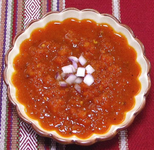 Small Bowl of Yucatecan Tomato Sauce