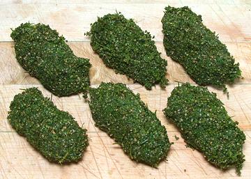 Formed Huauzontle Patties
