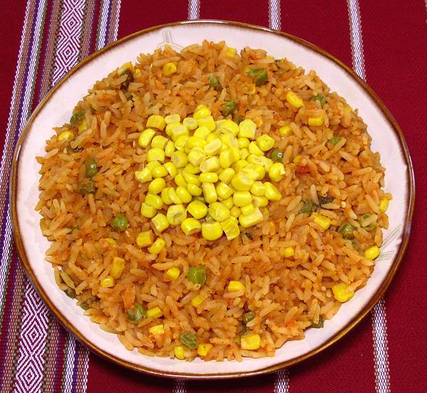 Dish of Mexican Red Rice
