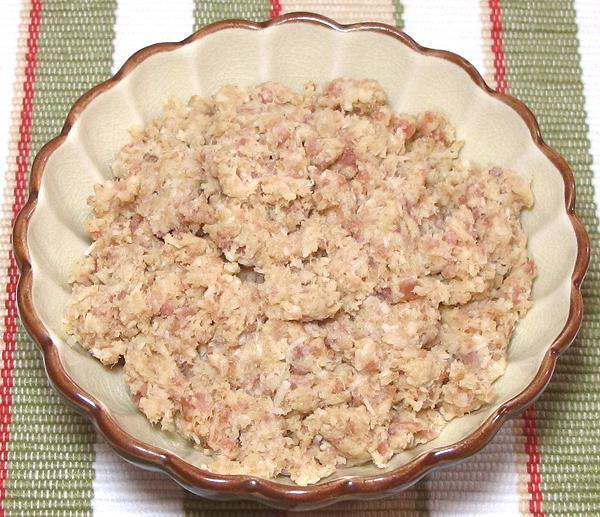 Small Bowl of Meat Filling for Pasta