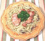 Dish of Pasta with Sweetbreads