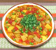 Bowl of Opo-Potato Curry