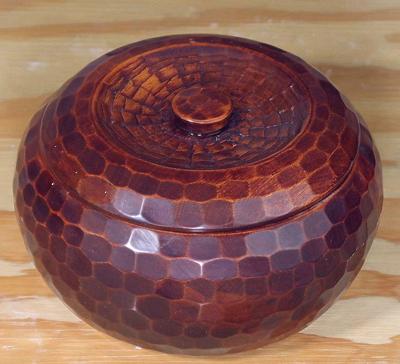 Traditional Wood Rice Serving Bowl