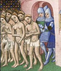 Cathars being expelled