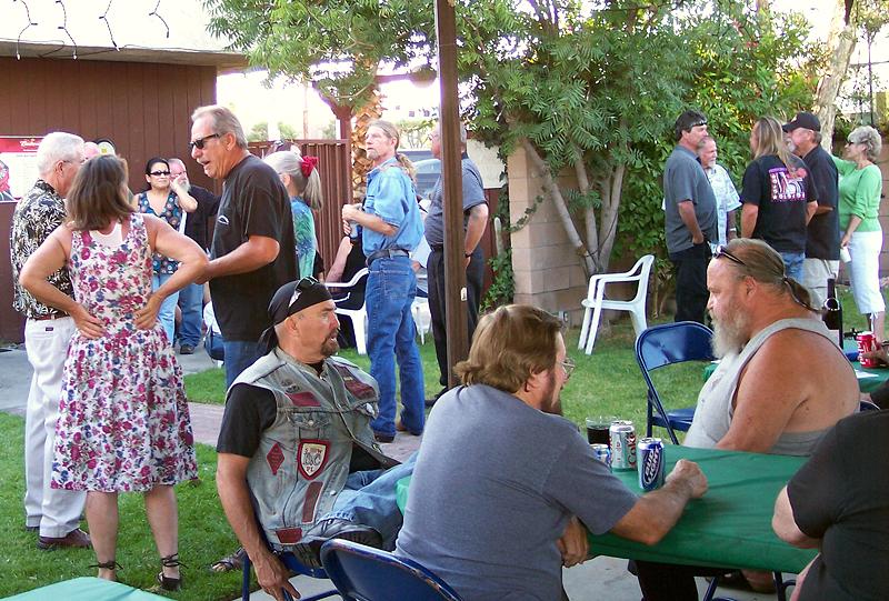 Guests deep in conversation