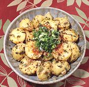 Dish of Potato Lemon Salad