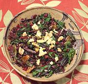 Dish of Beet Greens Side