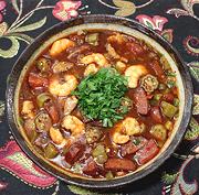 Bowl of Chicken Sausage & Shrimp Gumbo