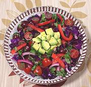 Bole of Red Cabbage Medley Salad