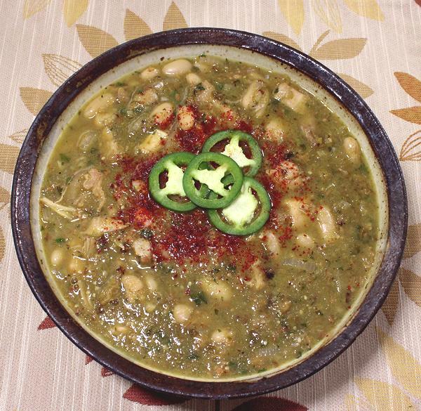 Bowl of Chicken Green Chili