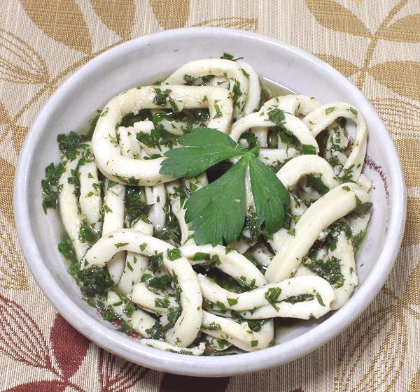 Dish Marinated Squid