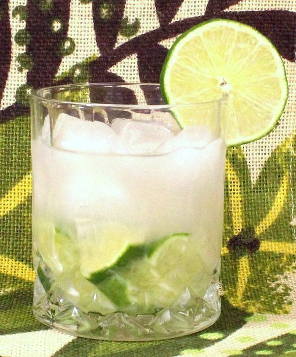 Glass of Caipirinha with Ice