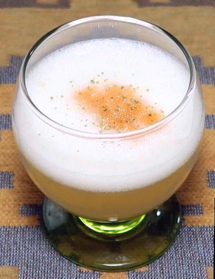 Glass of Pisco Rica Rica