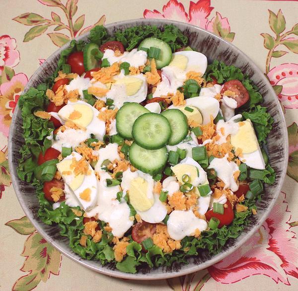 Dish of English Garden Salad