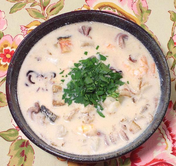 Bowl of Seafood Chowder