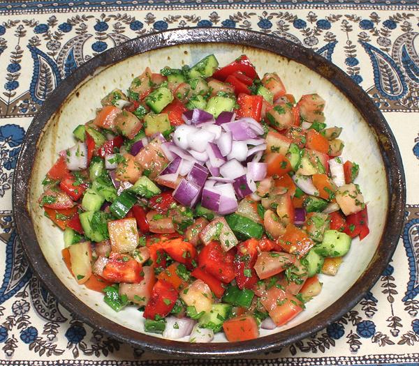 Bowl of Jerusalem Salad