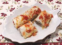 Dish of Buckwheat Stuffed Cabbager Rolls