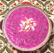 Bowl of Cold Beet Soup