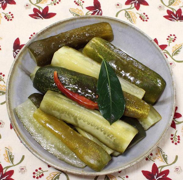 Dish of Fremented Cucumbers