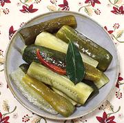 Dish of Fremented Cucumbers