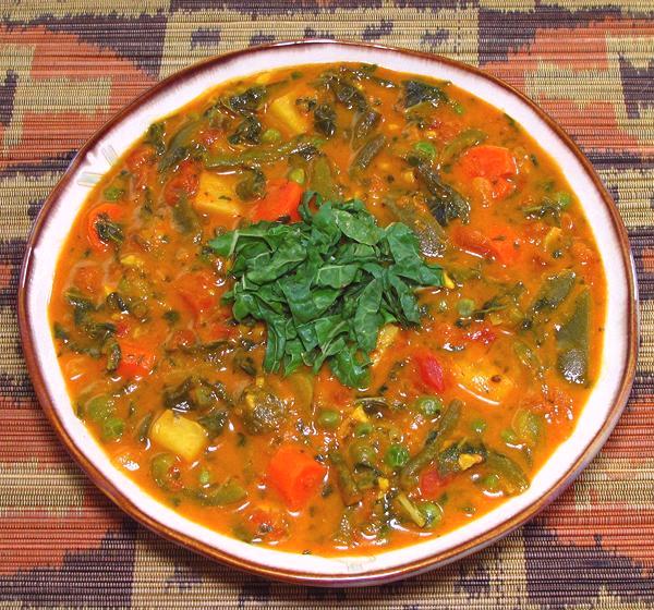 Bowl of Tanzania Mixed Vegetable Stew