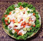 Bowl of Shrimp Vegie Salad