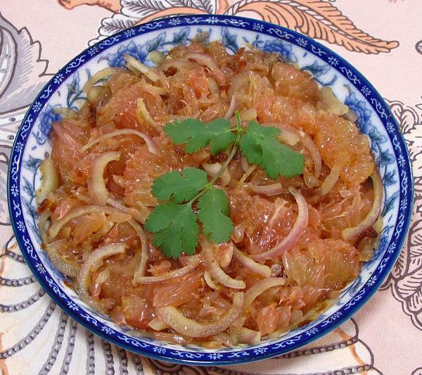 Dish of Pomelo Salad