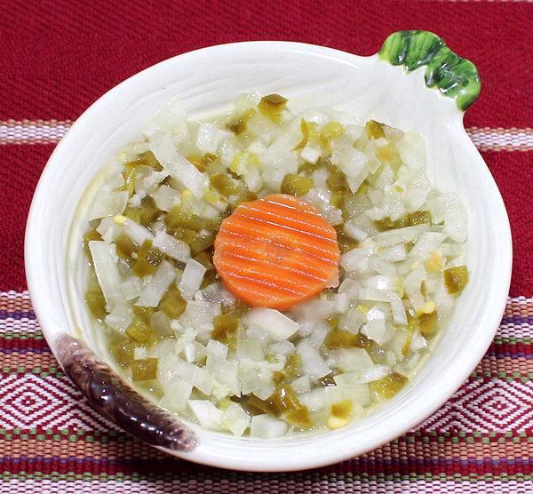 Small Bowl of Onion-Jalape&ntilde;o Salsa