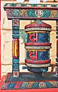 Tibetan Prayer Wheel