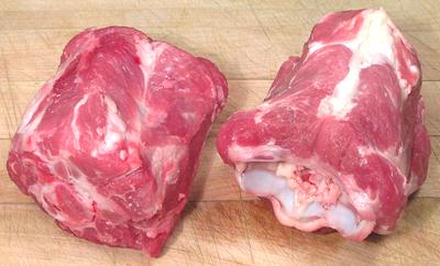 Two pieces of Lamb Necks