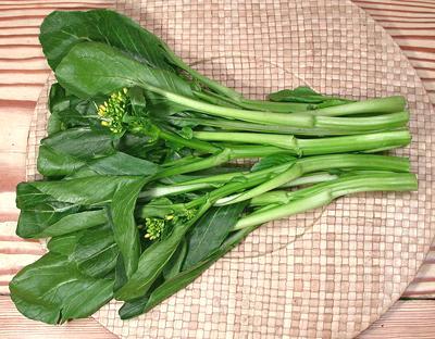 Yu Choy Stalks with Leaves