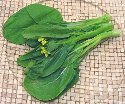 Yu Choy Mui Stems, Leaves, Flowers