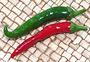 Red and Green Cayenne Chilis