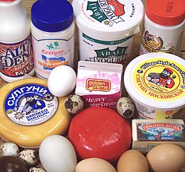 Various Dairy Products