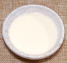 Dish of Evaporated Milk