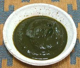 Dish of Huacatay Paste