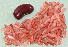 Pink Madagascar Rice Grains