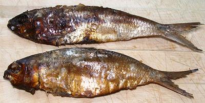 Two Smoked Bonga Shad