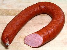 Cut Krestyanskaya Sausage