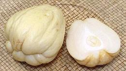 Whole, Cut White Chayote