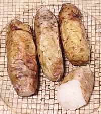Whole and Cut Lesser Yams