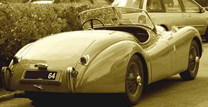 XK 120 Jaguar Roadster.