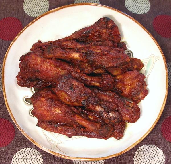 Plate of Buffalo Duck Wings